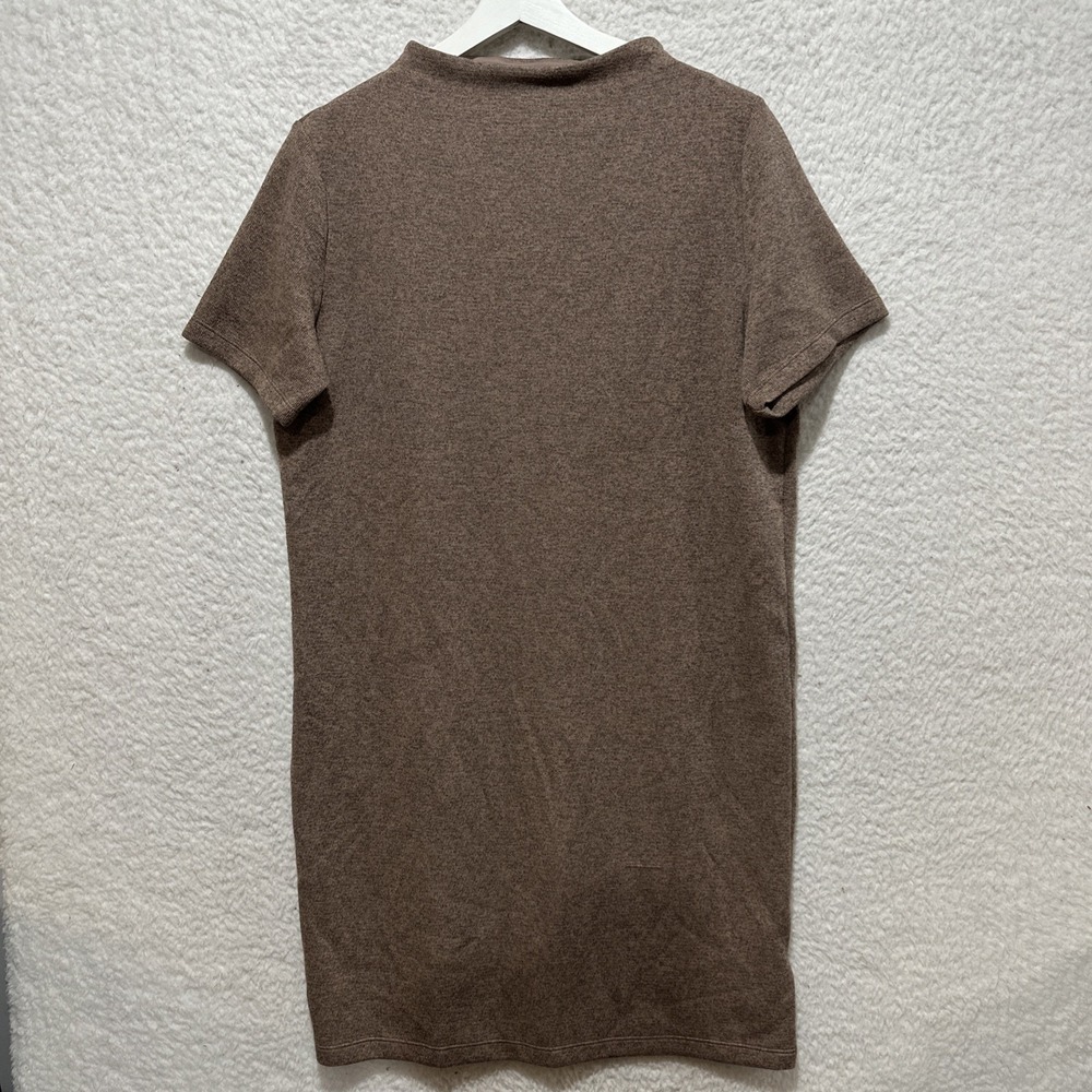 Arc'teryx Laina Women's Size M Brown/Tan Knit Dress Short Sleeve‎